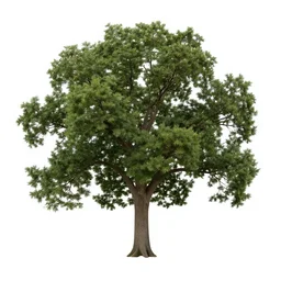 Big Oak Tree, no background, HD, 8K