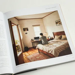 room, a person, a page of the 1 9 9 0 s photograph magazine