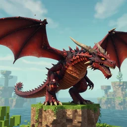 real dragon minecraft