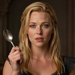 hyperrealistic film still of reese witherspoon, holding a spoon, stunning 3 d render, inspired by istvan sandorfi & greg rutkowski & unreal engine, perfect symmetry, dim volumetric cinematic lighting, 8 k octane comprehensive render, extremely hyper - detailed, incredibly lifelike attributes, intricate, real flesh texture, masterpiece, artstation, stunning,