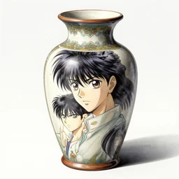 vase in the style of kentaro miura, 4 k, 8 k, absolute detailing of even the smallest details and particles, beautiful shadows, beautiful drawing