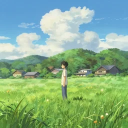 beautiful anime scenery by makoto shinkai