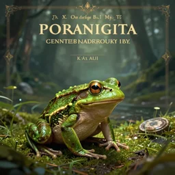 a frog, in concept art of main menu loading screen background. for russian mmorpg by katauri, by a freelance artist, artstation, behance