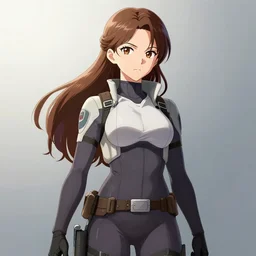 female spy, artwork by Sakimichan