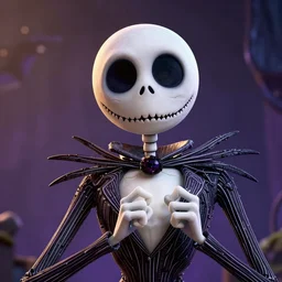 jack skellington, nightmare before christmas | | fine detail!! anime!! realistic shaded lighting!!, directional lighting 2 d poster by ilya kuvshinov, magali villeneuve, artgerm, jeremy lipkin and michael garmash and rob rey