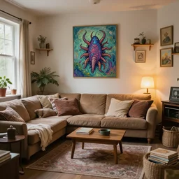 cozy place for tardigrades, dmt art