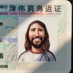 jesus driving license photo