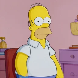 Real-Life Homer Simpson, painted by greg rutkowski