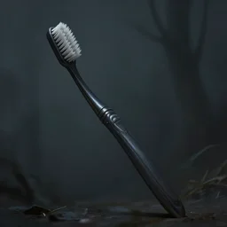 a toothbrush, digital matte painting, fantasy art, moody, dark, brooding, trending on artstation, cgsociety, unreal engine