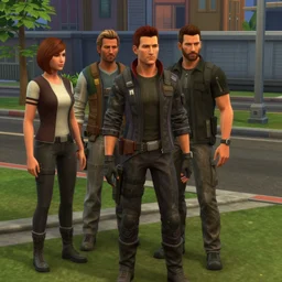 scene from blade runner 2 0 4 9 in the sims 4