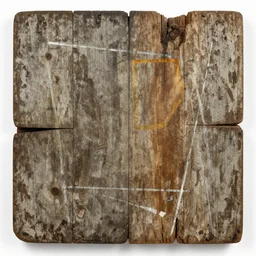 abstract art on old wood by lucio muñoz