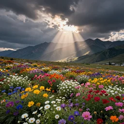 colorful flowers