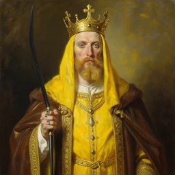 highly detailed oil painting of the king in yellow very intricate, cinematic lighting, award - winning, the good spirit of god, by roberto ferri, by artgerm, tom bagshaw, by j. c. leyendecker and klimt, beautiful cinematic light, american romanticism, by austin osman spare, artstation, cgsociety, official art, octane