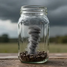 a tornado storm in a jar