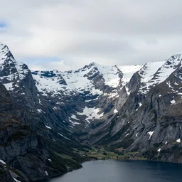 a norway landscapes glue and pva mountains, 8 k resolution, digital art, ultradetailed, texture by beeple, unreal engine