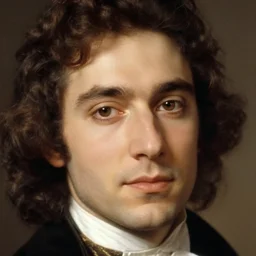 a romantic era portrait of the face of a person named diago portajohn