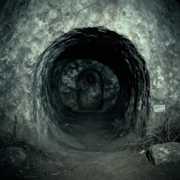an underground bunker on the moon, analog horror