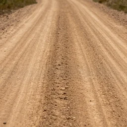 a close up of a dirt road, highly textured