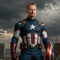 walter white with captain america body