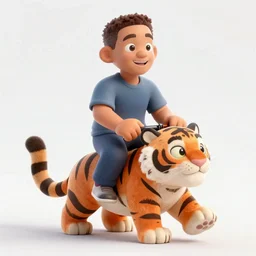 will smith riding a cartoon tiger