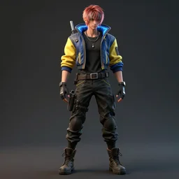 Cyberpunk Character, Unreal Engine 5, Cinema4D, Detailed Character Design