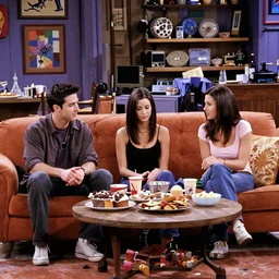 cast of FRIENDS sitcom but Mexican