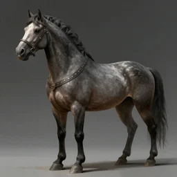 Concept art of a huge Posavina horse