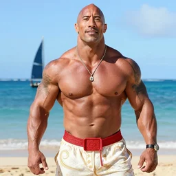 dwayne the rock johnson but it's maui from disney's moana