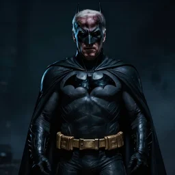 joe biden as batman, haunted, spooky, scary, by sam guay, moody lighting, hyperrealism, finely detailed 4 k, octane render