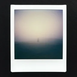 you are lost in your mind, alone, polaroid, laminal space, foggy