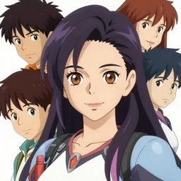 a full body portrait of sombra from overwatch in anime style, finely detailed features, closeup at the faces, perfect art, gapmoe yandere grimdark, trending on pixiv fanbox, painted by greg rutkowski makoto shinkai takashi takeuchi studio ghibli, akihiko yoshida,
