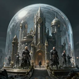 a fancy portrait of a steampunk city underneath a hyperrealistic glass dome, unreal engine, realistic fantasy by greg rutkowski, sung choi, mitchell mohrhauser, maciej kuciara, johnson ting, maxim verehin, peter konig, bloodborne, 8 k photorealistic, cinematic lighting, hd, high details, dramatic, dark atmosphere, trending on artstation
