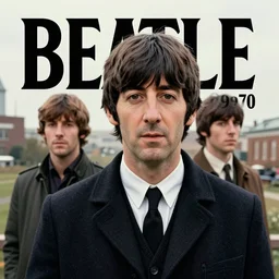 1 9 7 0 s beatle - themed album cover, realistic, hyperrealistic, 8 k resolution, hd quality, very detailed, highly detailed, intricate details, real life, real world, trending on artstation, digital art, really realistic, very realisticm artistic, album cover, album, cover, remastered