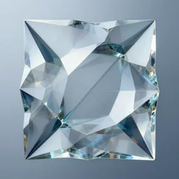 Rule of thirds. Badass. Cool. Neat. In the style of faceted glass geometric abstract art. 4k. HDR. Award-winning. Raytracing. Global illumination. Ambient occlusion. Blue color scheme. Octane render of a cool abstract geometric head forum avatar character. Futuristic. badass. interesting. intriguing. stylish.