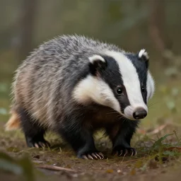 a beautiful painting of a badger getting denied a short - term loan by ethan van sciver | unreal engine :. 4 | radiant soft light, intricate :.. 3 cinematic lighting : : volumetric : : 0. 6 beautiful lighting : : ray tracing global illumination, ray tracing reflections, insanely detailed and intricate, elegant, hyper realistic, super detailed : : watermark : : - 0. 3 blurry : : - 0. 3 cropped : : - 0. 3 blur : : - 0. 3 out of focus : : - 0. 3