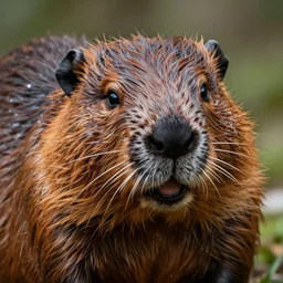 beaver with the face of justin bieber, high detail