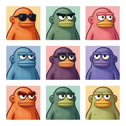 A new collection of Bored Apes Yacht Club art pieces, digital art, high quality, masterpiece