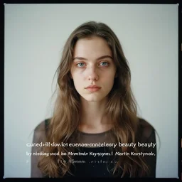 “portrait photography of a young woman cursed with slow but ever-increasing beauty beauty and intelligence, by Martin Krystynek, f1.9, 35mm, Hasselblad”