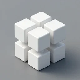 a white tesseract