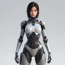 front shot of a beautiful latina cyborg character, by artgerm greg rutkowski gustave dore, octane render, polished, glossy, holographic metallic, bionic futurism, galactic robotic cyborg, 8 5 mm f 1. 8 lit edges, ominous elegant luminous intricate quartz highly detailed spike, polygonal shards, artstation sharp focus ray tracing cinematic masterpiece fine portrait