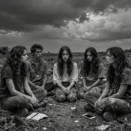 scenes were replaying we saw ourselves now as we never had seen portrayal of the trauma and degeneration the sorrows we suffered and never were free surrealism 4 k hyperdetailed