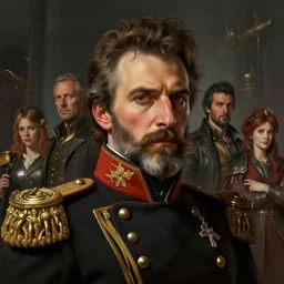 portrait of a spanish republican general vicente rojo lluch, face portrait, epic, tragic, military art, fantasy, dieselpunk, hd shot, digital portrait, beautiful, artstation, comic style, by artgerm, guy denning, jakub rozalski, magali villeneuve and charlie bowater