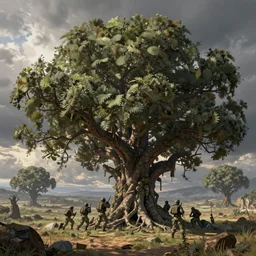army of heavily equipped tactical trees by stuart brown pennington sibylla merian james gurney