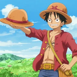 shanks giving his hat to luffy