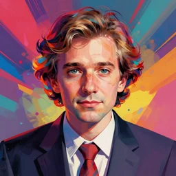 symmetry!! stunning portrait of young noam chomsky!! by victo ngai, kilian eng vibrant colours, dynamic lighting, digital art, winning award masterpiece, fantastically beautiful, illustration, aesthetically inspired by beksinski and dan mumford, trending on artstation, art by greg rutkowski, 8 k