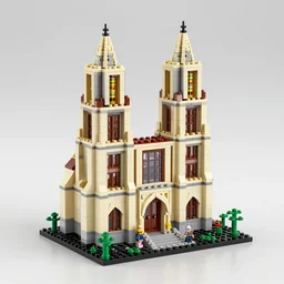 barcelona as lego, highly detailed