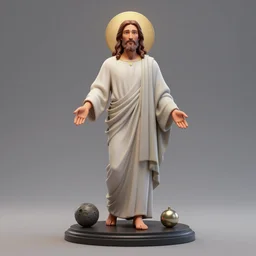 3 d render of the professional illustration of jesus