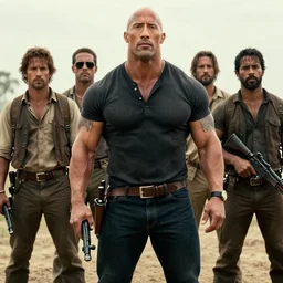 4 k still from django unchained, starring dwayne johnson