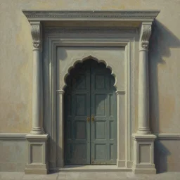 painting of an intricate gateway portal to another dimension, trending on artstation, 30mm