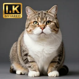 the world's biggest cat, tuxedo cat fat, high definition, beautiful award winning photography, 8 k.
